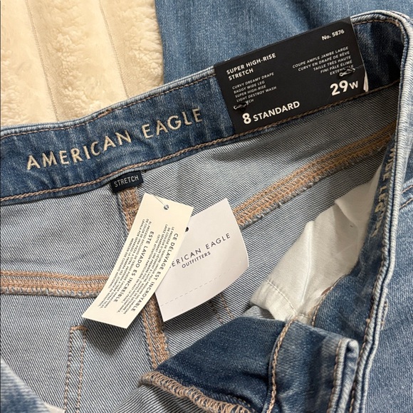 American eagle curvy dreamy drape baggy wide leg - Picture 5 of 6